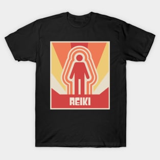 Retro Vintage Chakra Qi Reiki T-Shirt